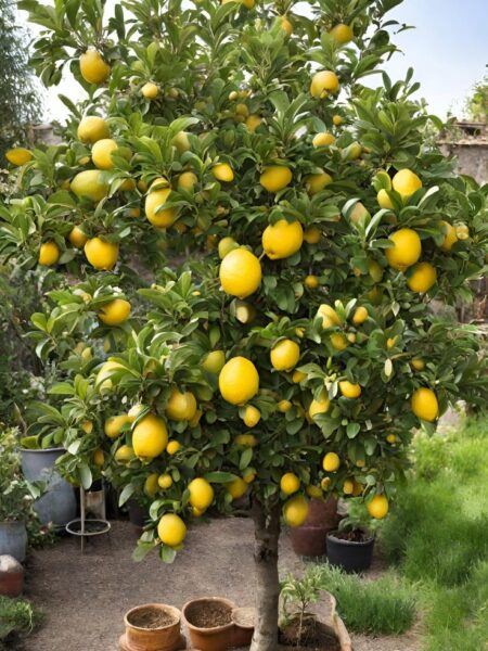 ⁦شجرة ليمون Lemon Adalia أضاليا مقزمة عليها الثمار للزراعة في البلكونات والحدائق وعلى أسطح المنازل⁩ - الصورة ⁦3⁩